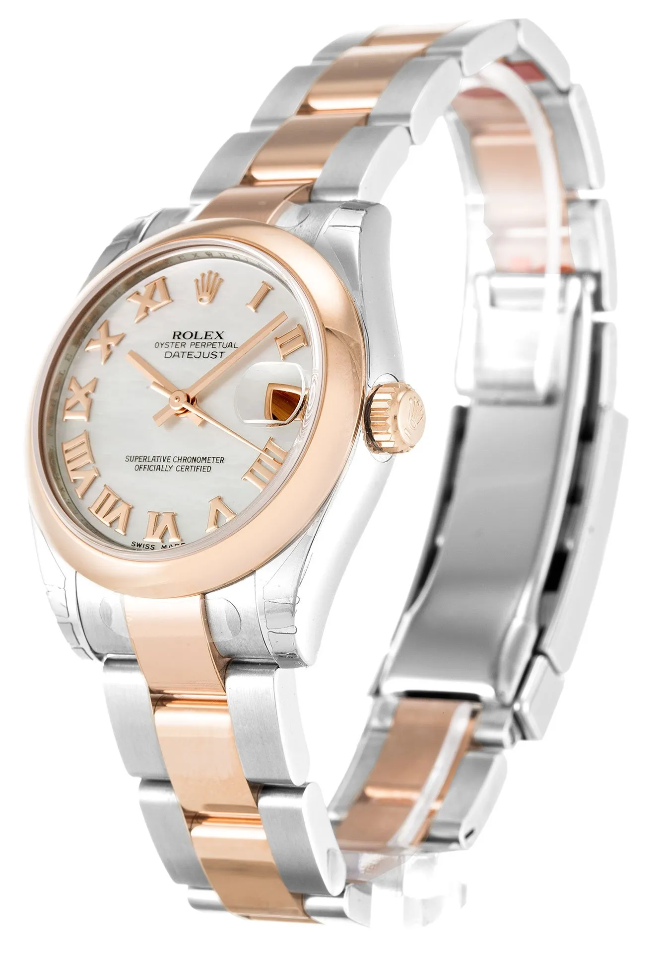Rolex Datejust Mid-Size Pearl-White Dial 178241