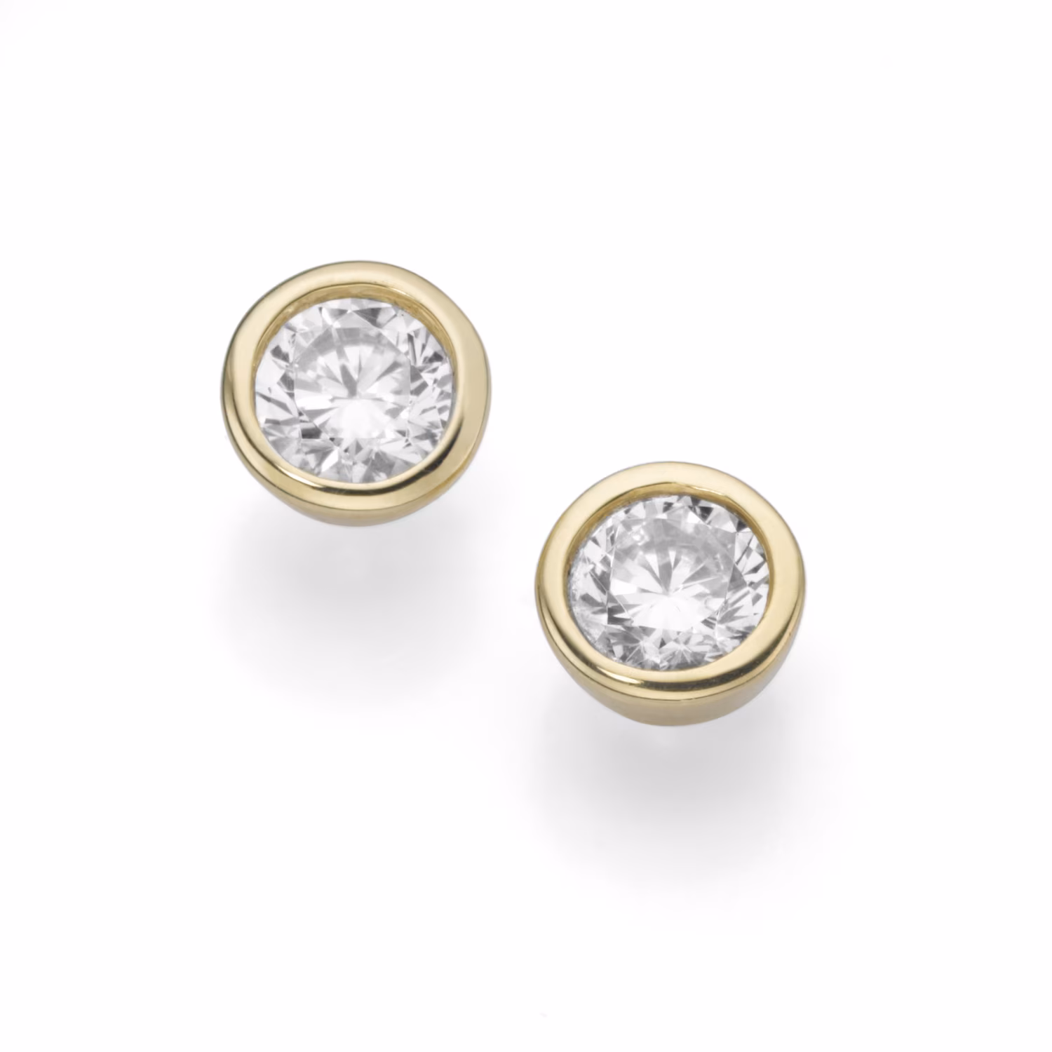 Ohrstecker mit Zirkonia, Gold 375