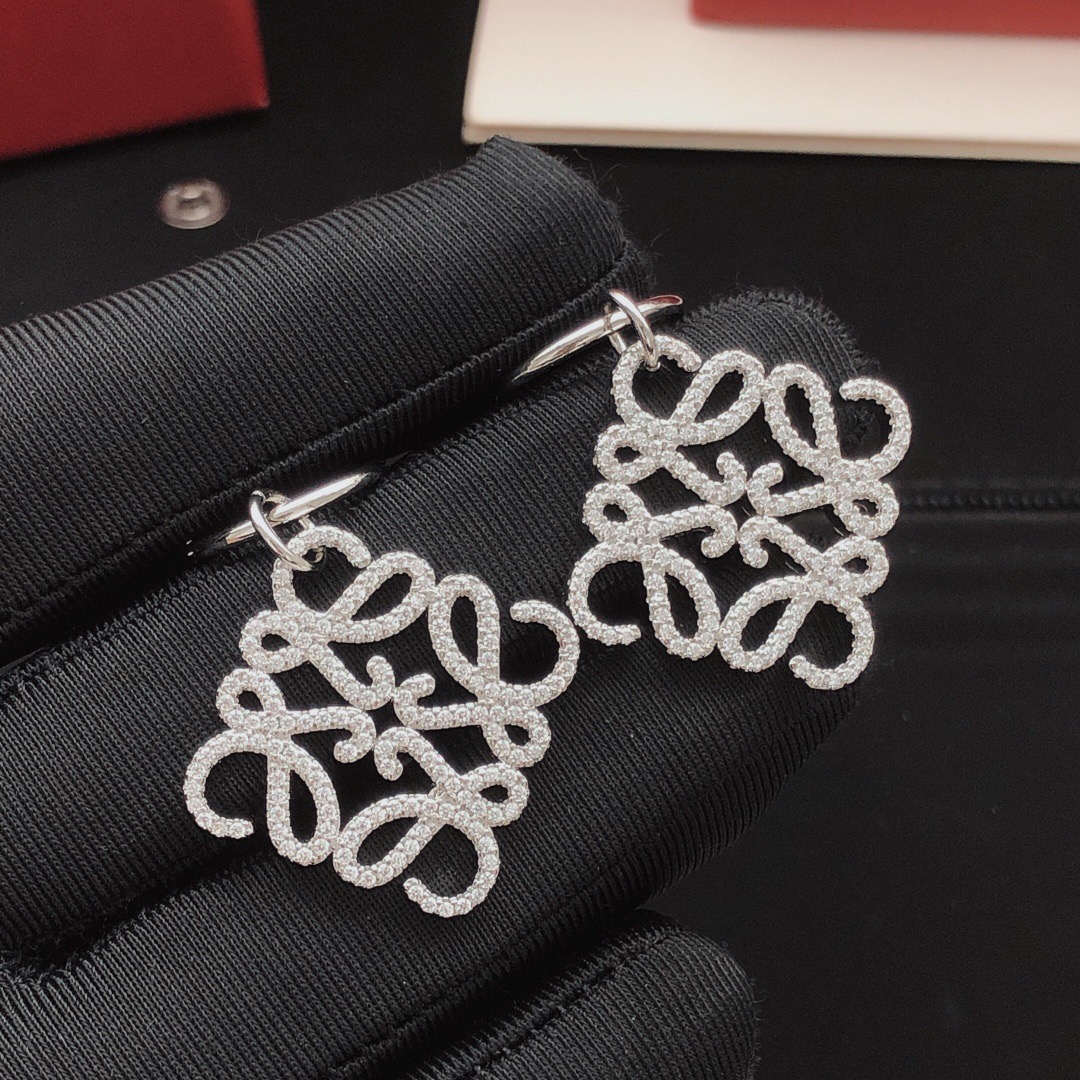Loewe Anagram Logo Earrings