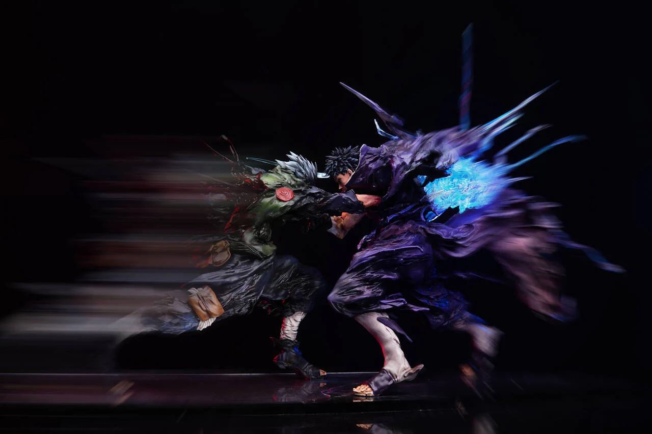 Naruto - Kakashi Hatake vs. Uchiha Obito | 1:6 Resin Staue | by Iron Curtain Studio