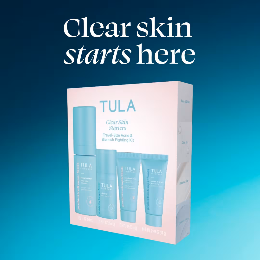 TULA  Clear Skin Starters Travel-Size Acne & Blemish Fighting Kit