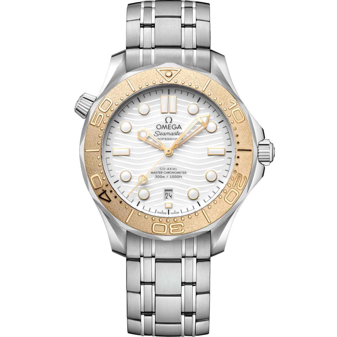 Omega The Olympic Games Paris 2024 Joint Collection SEAMASTER DIVER 300M 42 MM, STEEL ON STEEL
