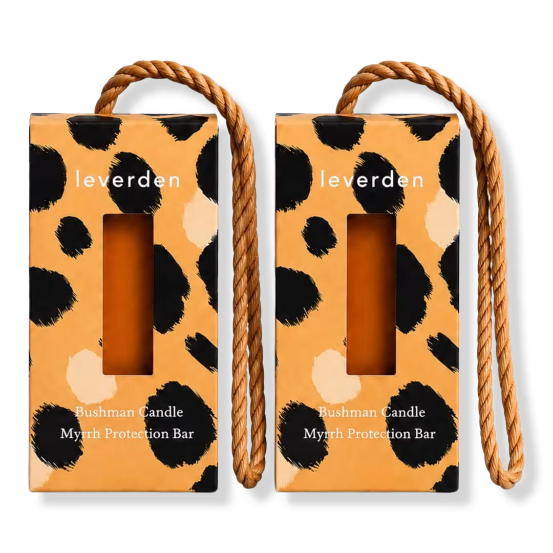 Leverden  Bushman Candle Desert Resilience Bar Duo Set