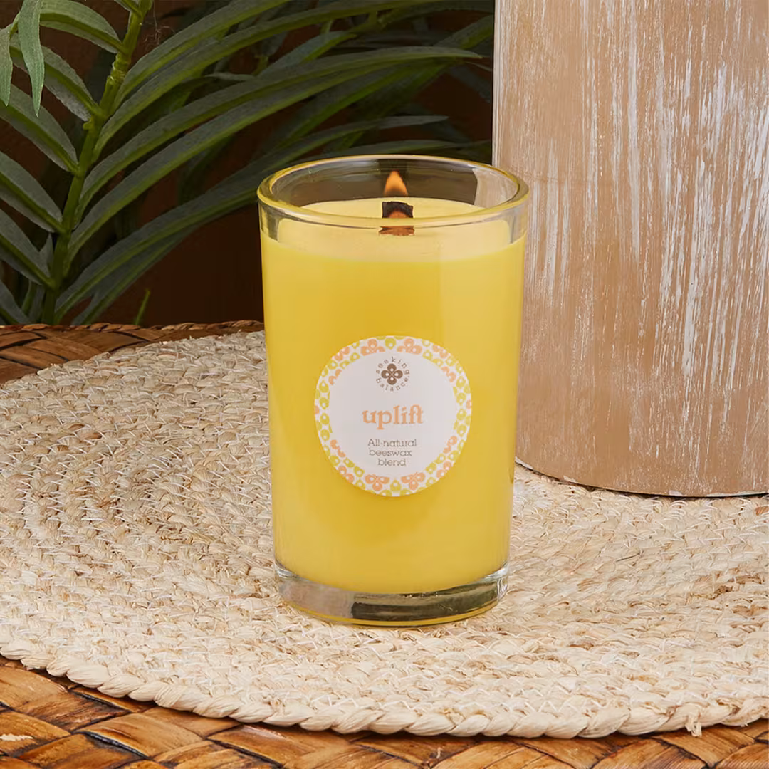 Root Candles  Seeking Balance Uplift - Lemon & Bergamot Aromatherapy Candle