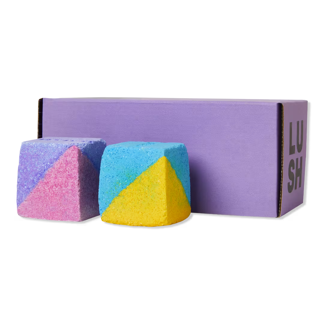 LUSH  Bathing For Health & Happiness Bath Bomb Duo