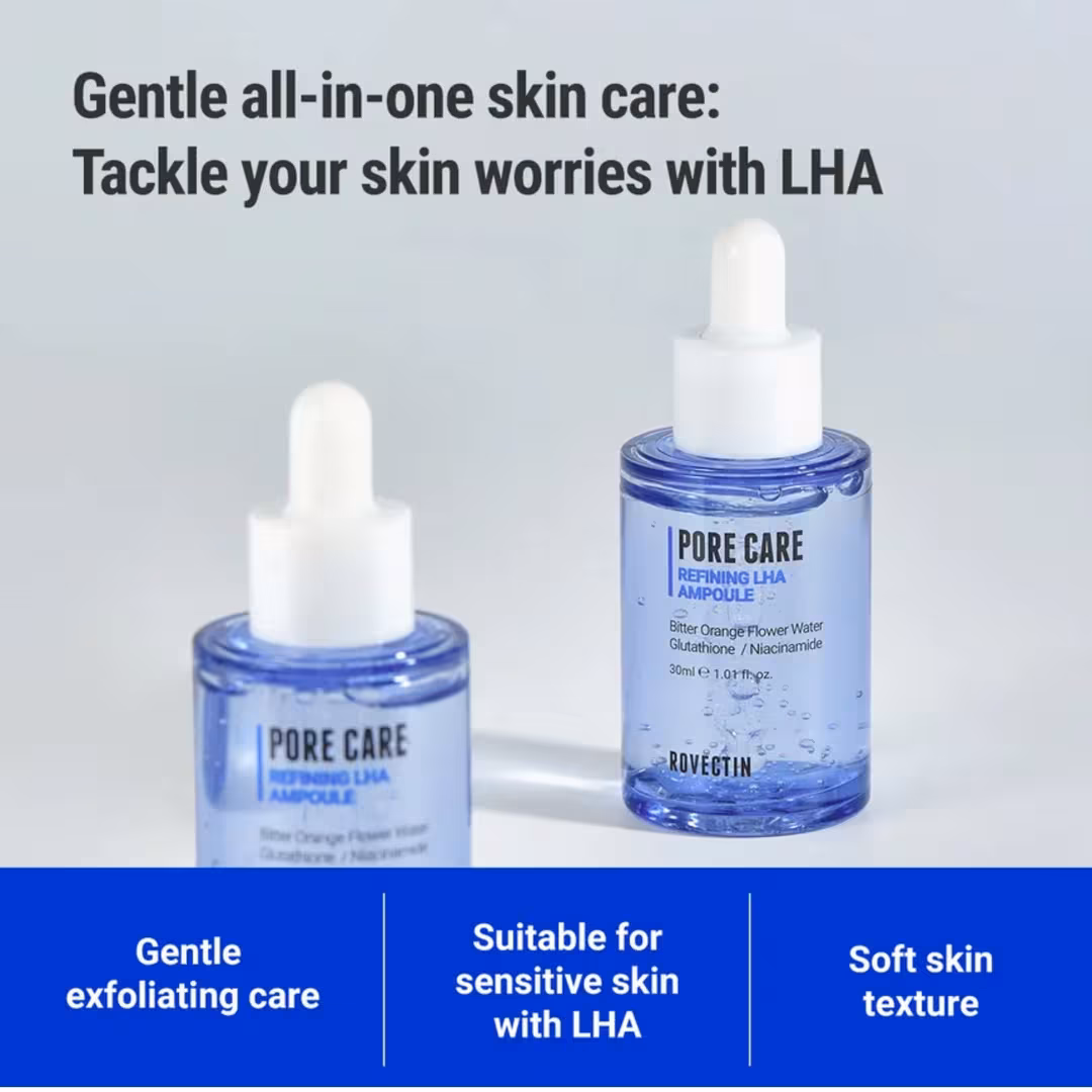 Rovectin  Pore Care LHA Refining Ampoule