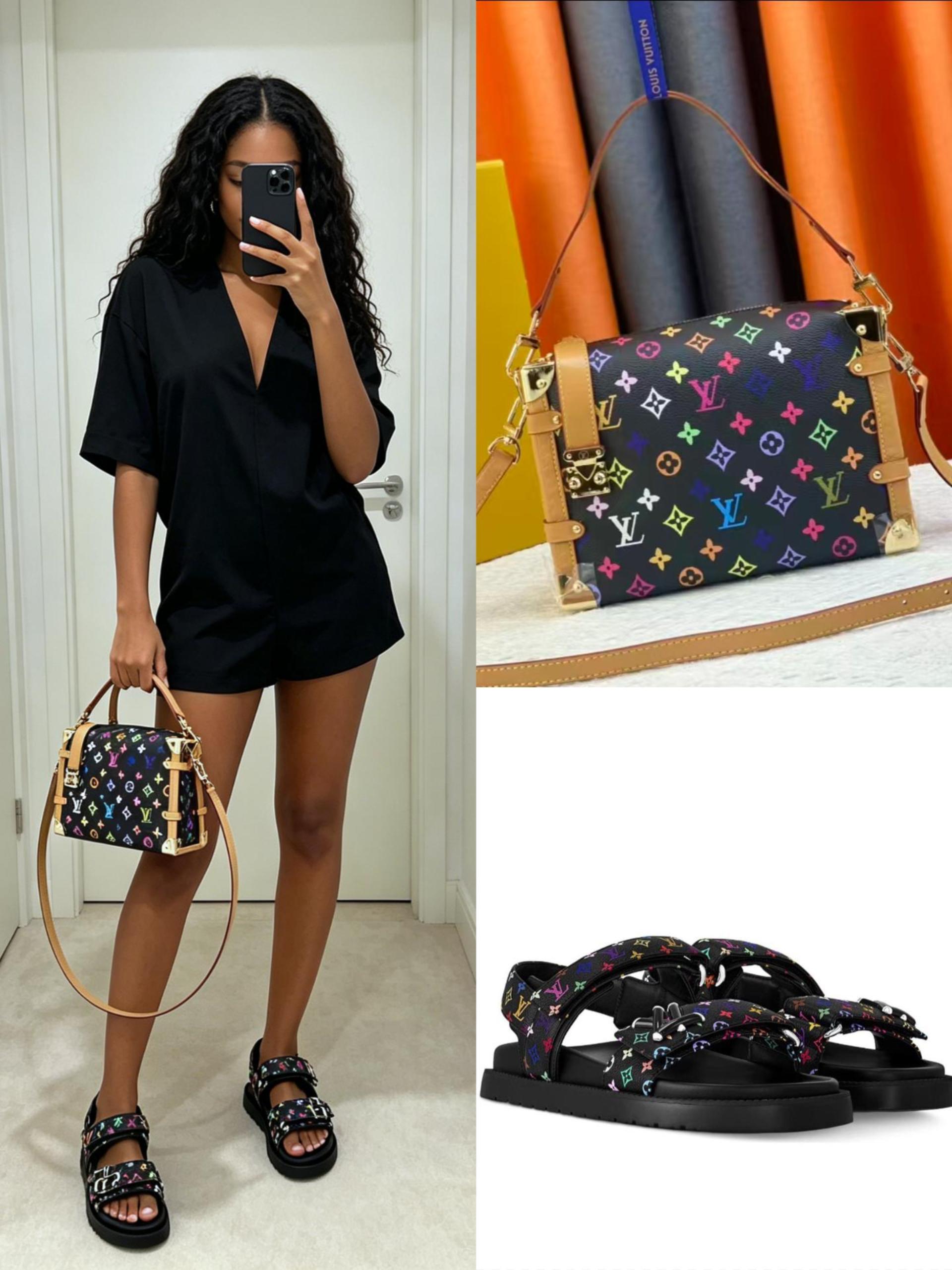 LV Shoes & Bag Set