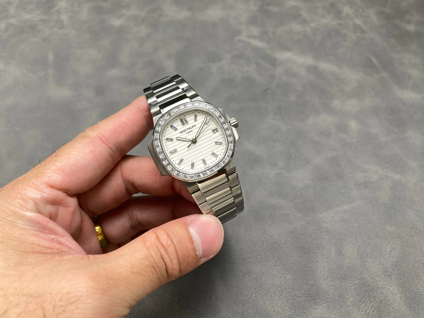 PATEK Watch Nautilus 35.2mm Silver White Dial