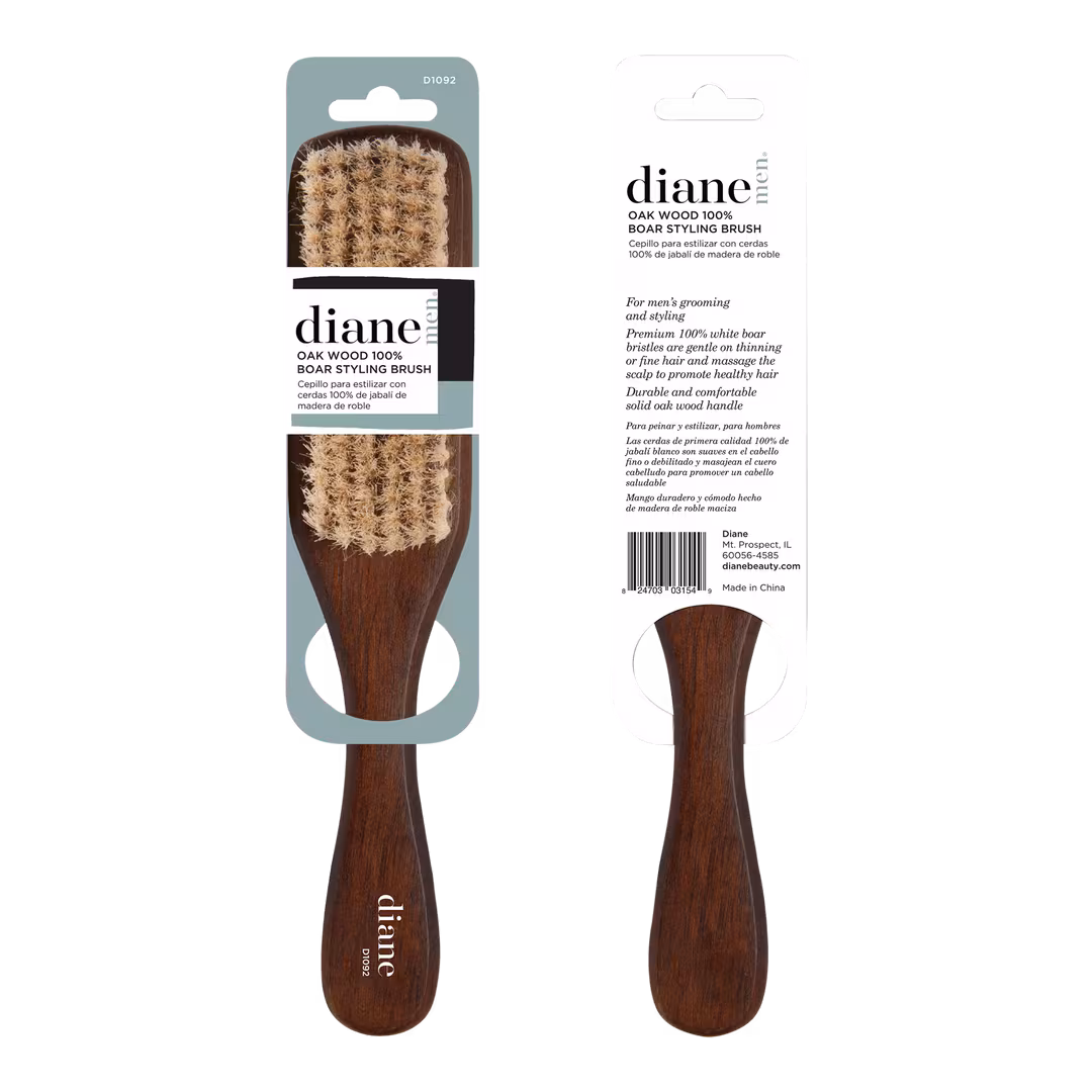 Diane  Oak Wood 100% Boar Styling Brush
