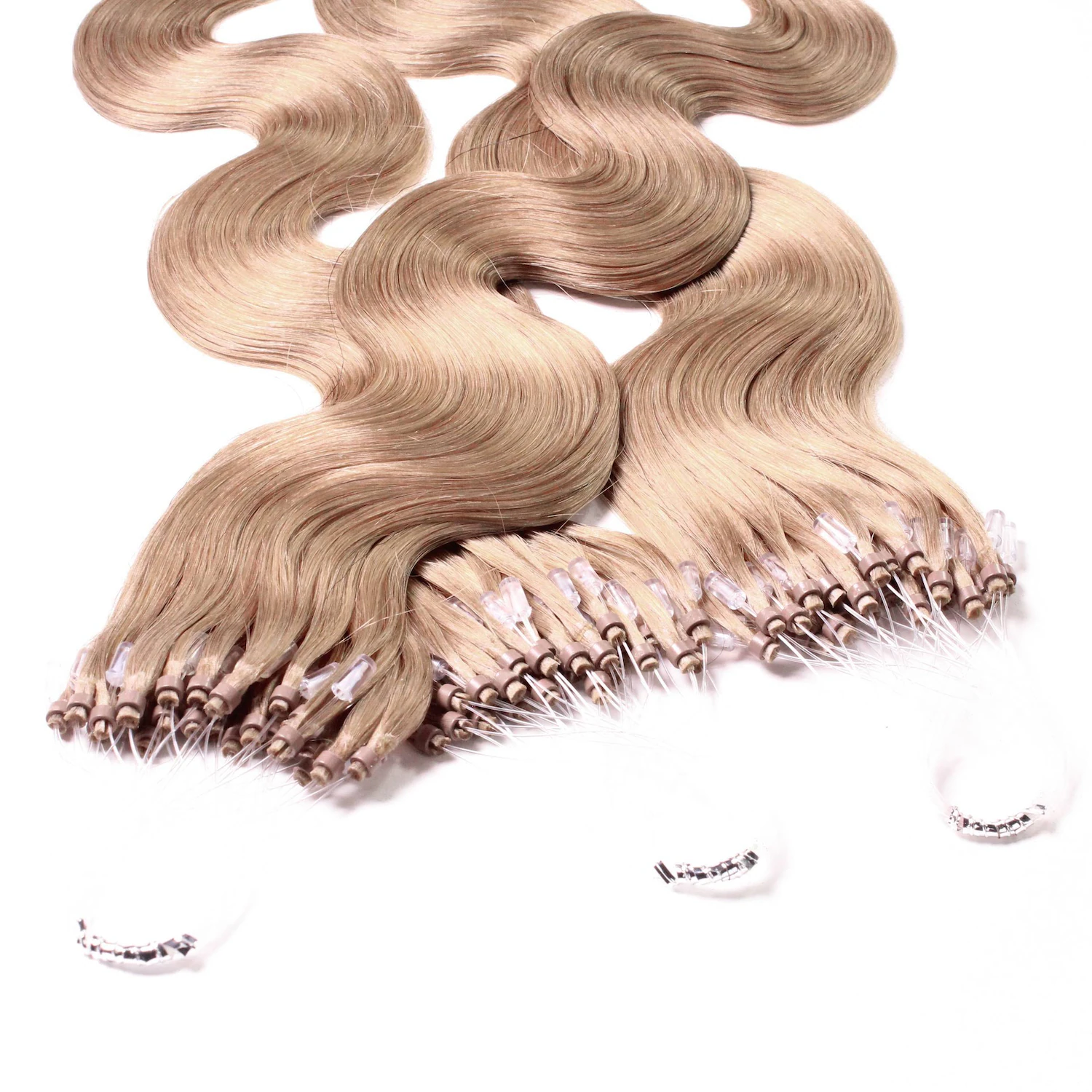 Microring Extensions Echthaar #8/01 Hellblond Natur-Asch 0.5g