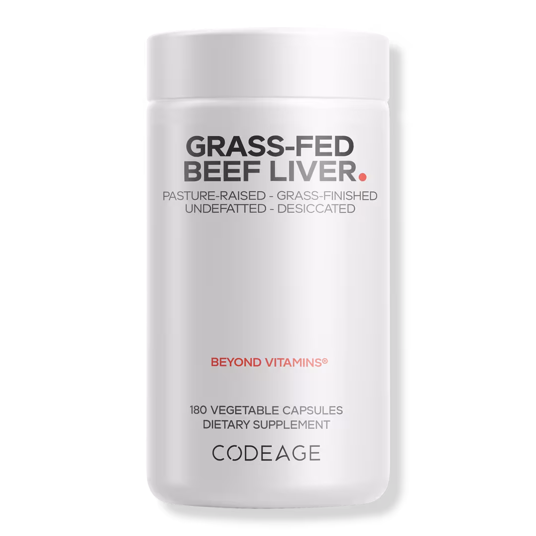 CODEAGE  Grass-Fed Beef Liver Freeze-Dried Glandular Supplement