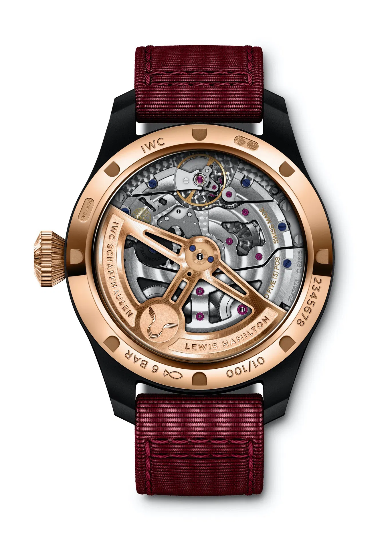IWC lewis hamilton big Pilots watch pereptual calendar edition iw503002