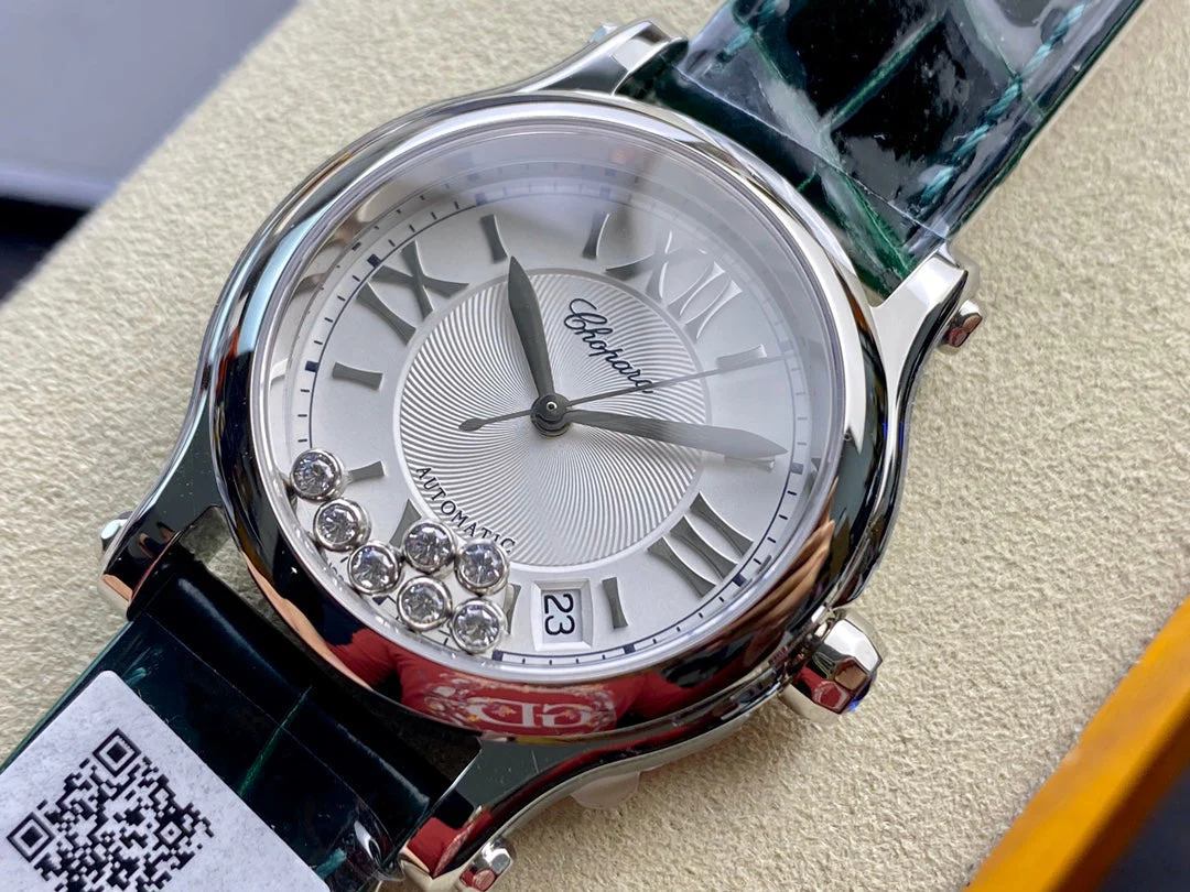 Chopard Watch Happy Diamond 36mm Silver White Dial