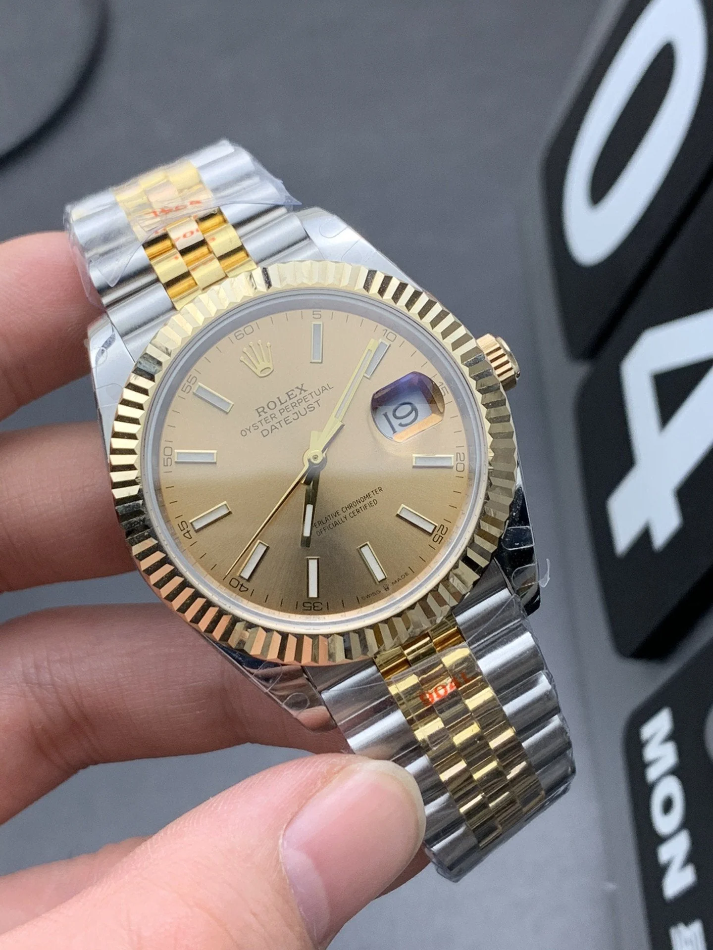 Rolex Watch DATEJUST II 41 CHAMPAGNE DIAL JUBILEE BRACELET