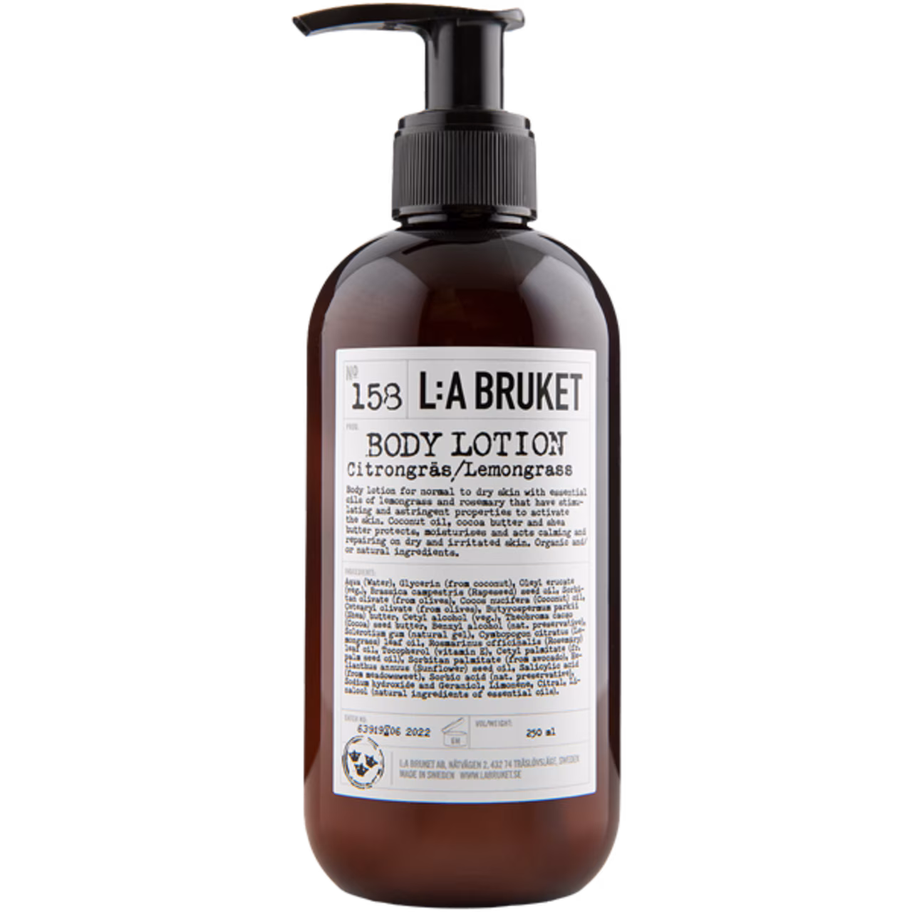 158 Body Lotion Lemongrass