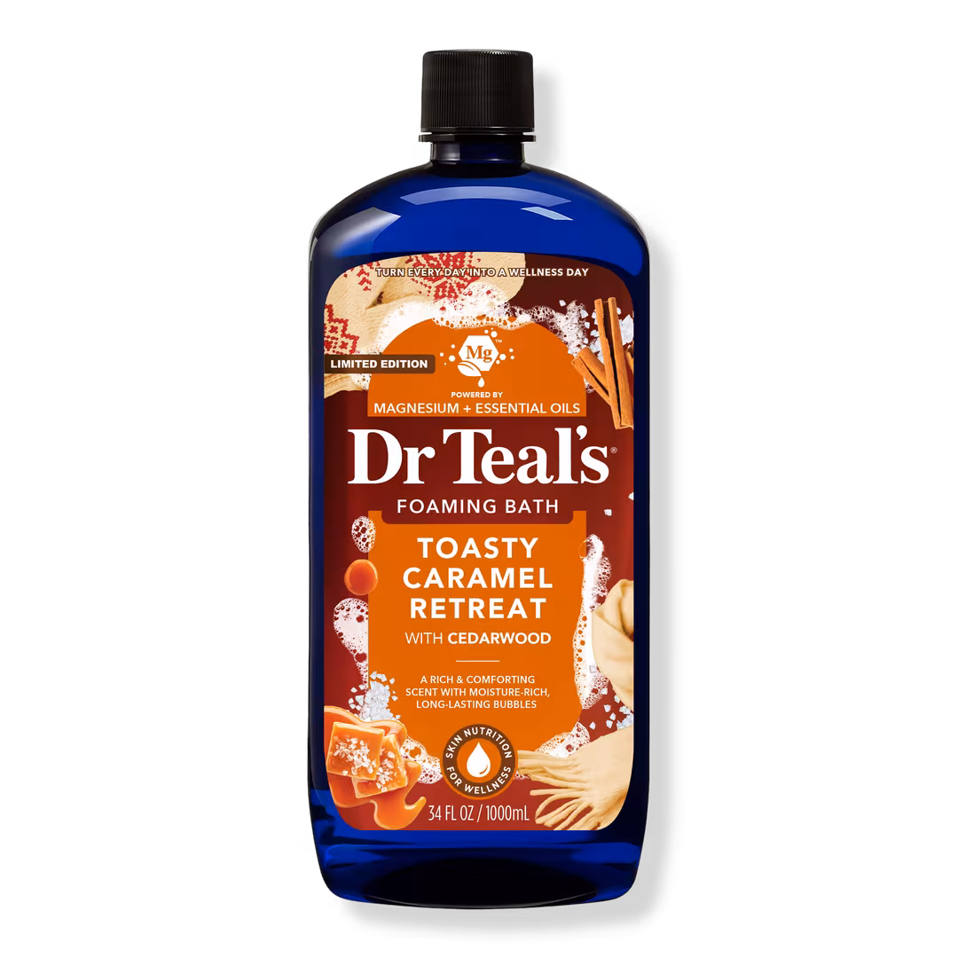 Dr Teal's  Toasty Caramel Foaming Bath with Pure Epsom Salt