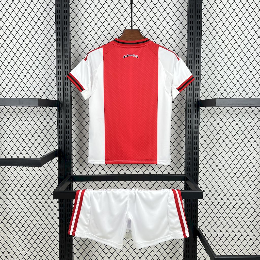 2025/2026 Ajax Home Football Shirt（Kids Kit socks）