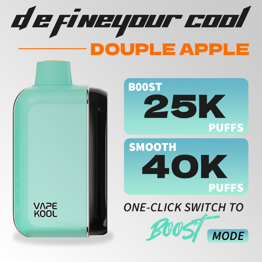 DOUBLE APPLE VAPEKOOL KOLOS 40000 PUFFS