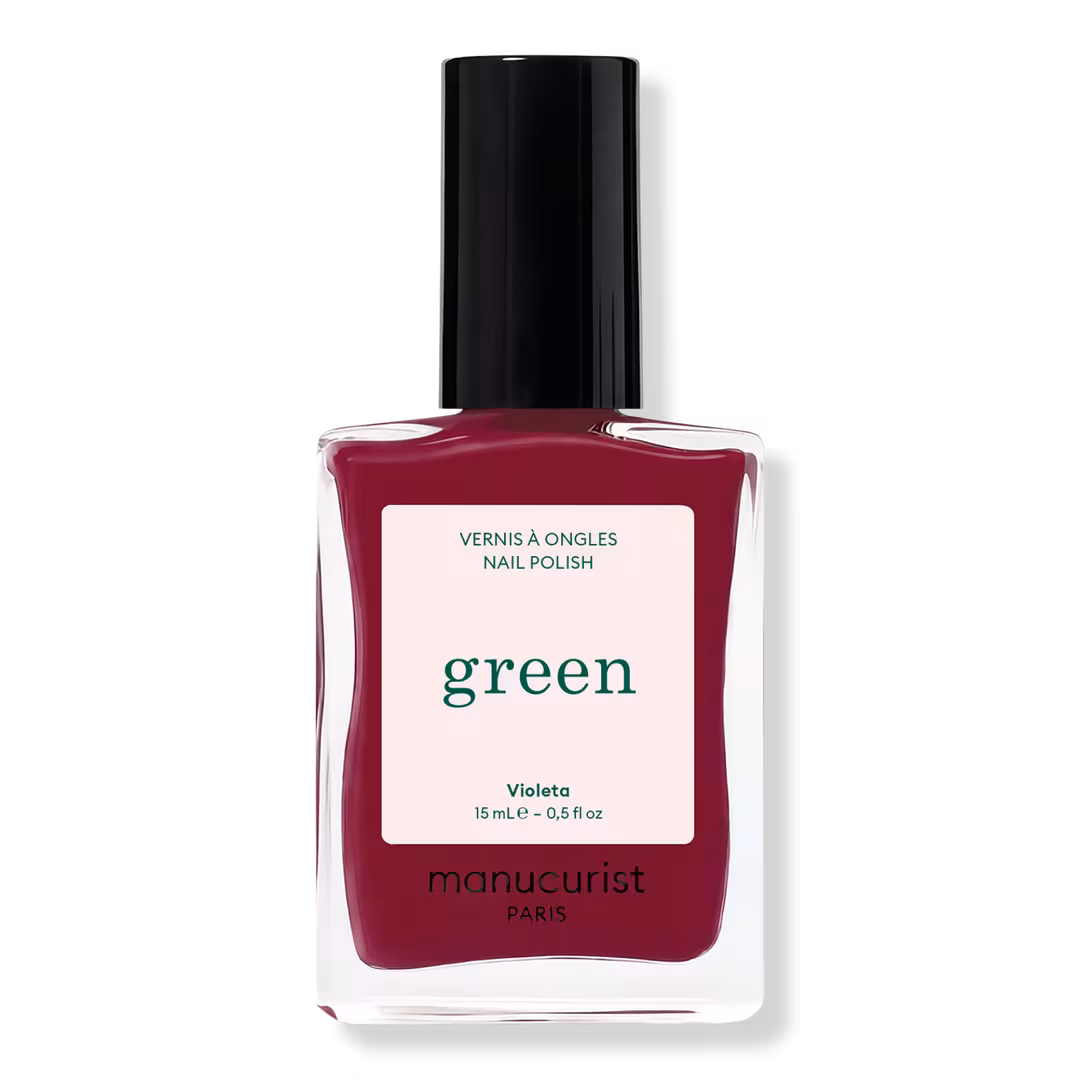 Manucurist  Green Nail Polish, Quick Dry, Non-Toxic Nail Polish with Gel-Like Finish