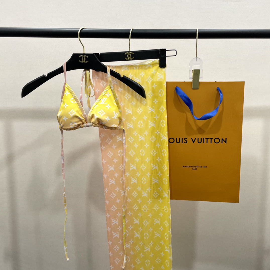LV Two-Piece Swimsuit Swimwear