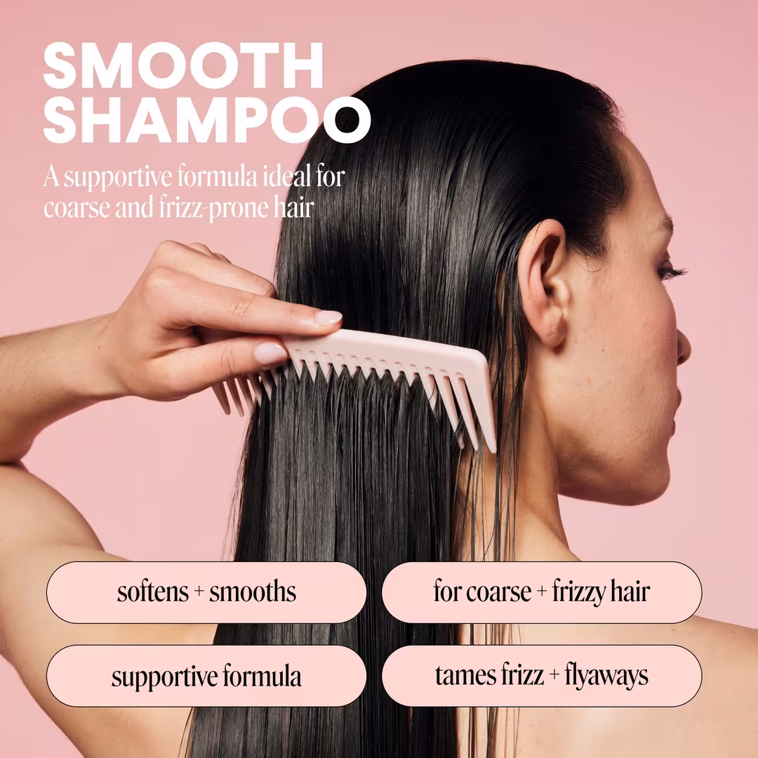 MONDAY Haircare  SMOOTH Shampoo for Curly & Frizzy Hair with Wheat Protein