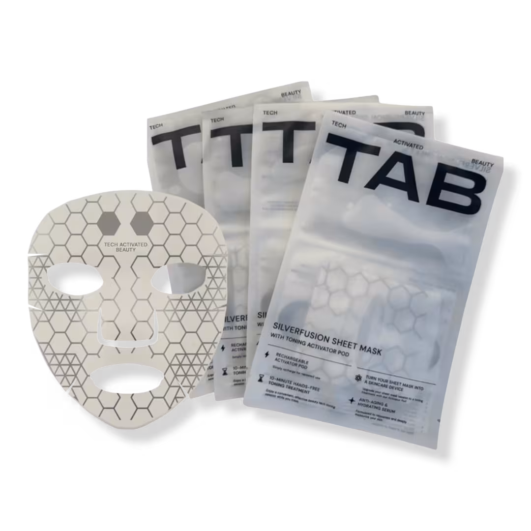 Tech Activated Beauty  SilverFushion Sheet Mask Refill Kit