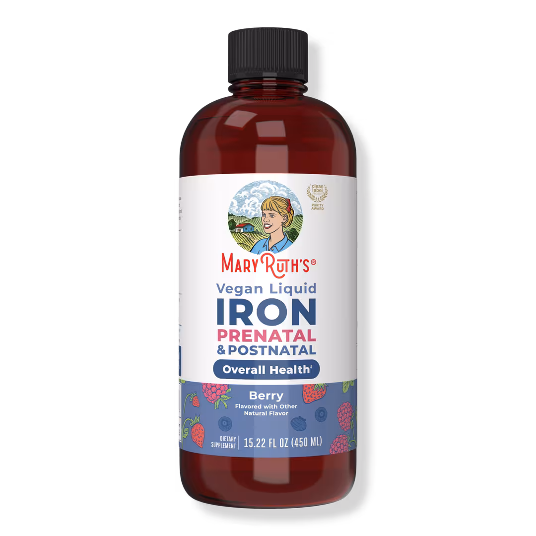 MaryRuth's  Vegan Liquid Iron Prenatal & Postnatal Berry