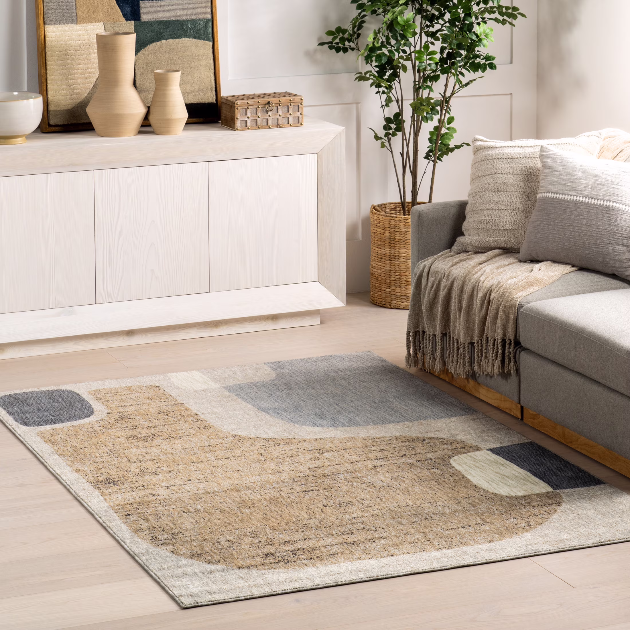 nuLOOM Ryanna Mid-Century Modern Abstract Area Rug, 2' 7" x 8', Runner, Ryanna Multicolor