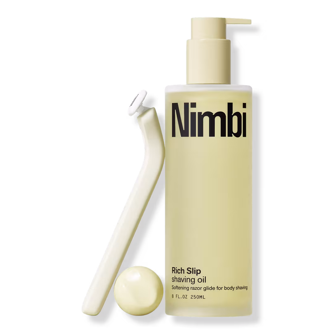 Nimbi  Body Sculpt Shave Duo: Razor & Rich Slip Shaving Oil
