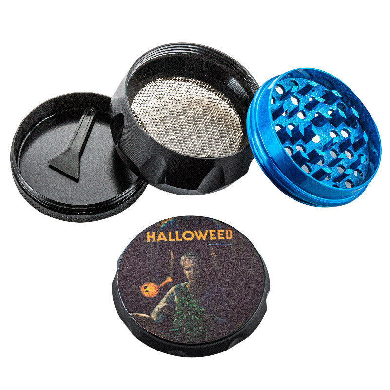 Halloweed Theme Zinc Alloy Herb Grinder 4 Piece