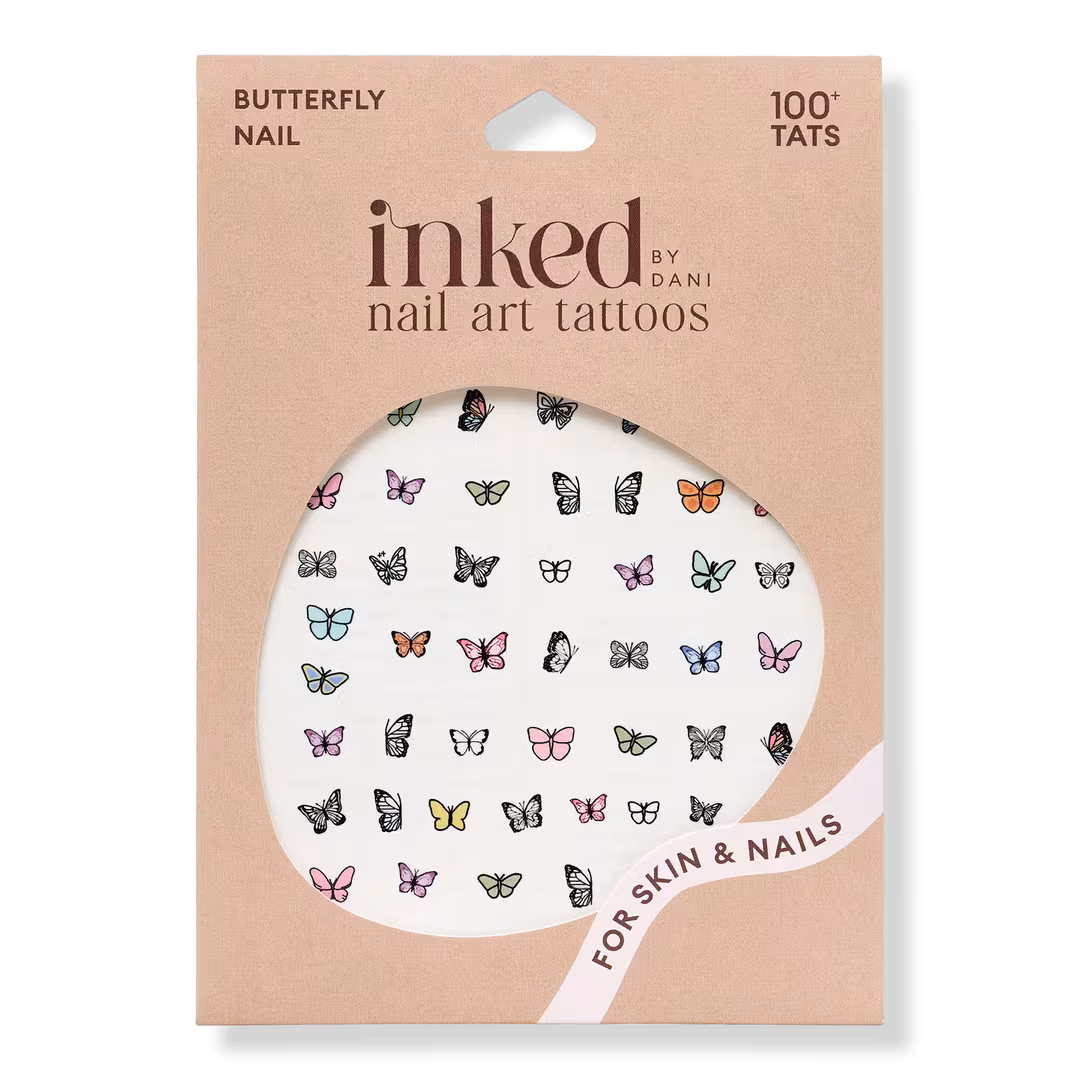 Inked by Dani  Butterfly Nail Art Temporary Tattoo Pack