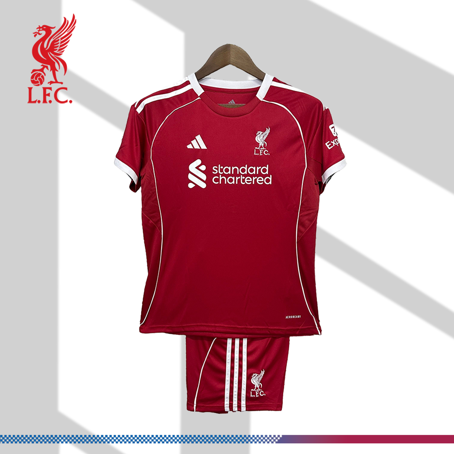 2025/2026 Liverpool Home Football Shirt (Kids Kit socks)