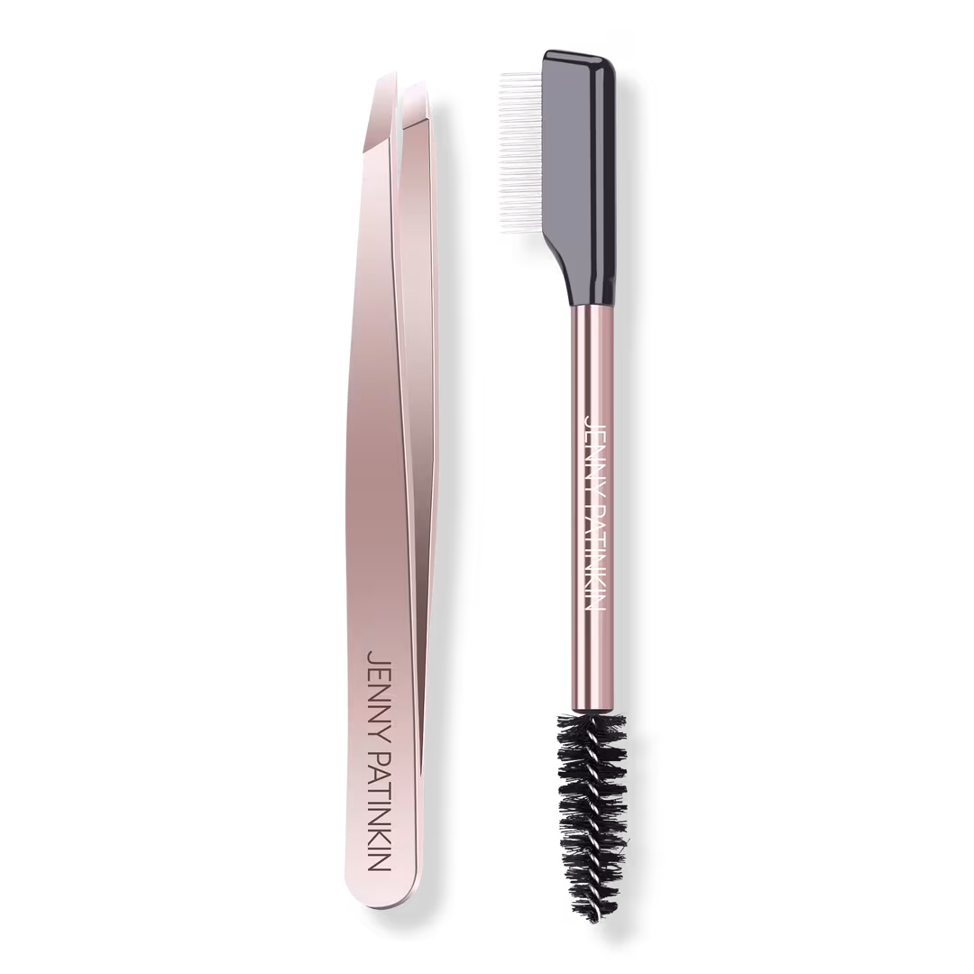 Jenny Patinkin  The Big Reveal Touch Up Tools for Lashes & Brows | Tweezers & Comb Set