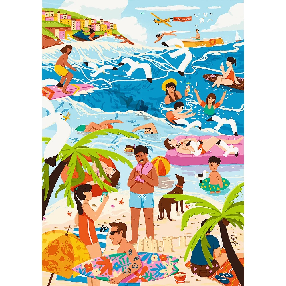 Puzzle Premium Plus Quality 1000 El. The Art Of Colour: W Wakacyjnym Ferworze