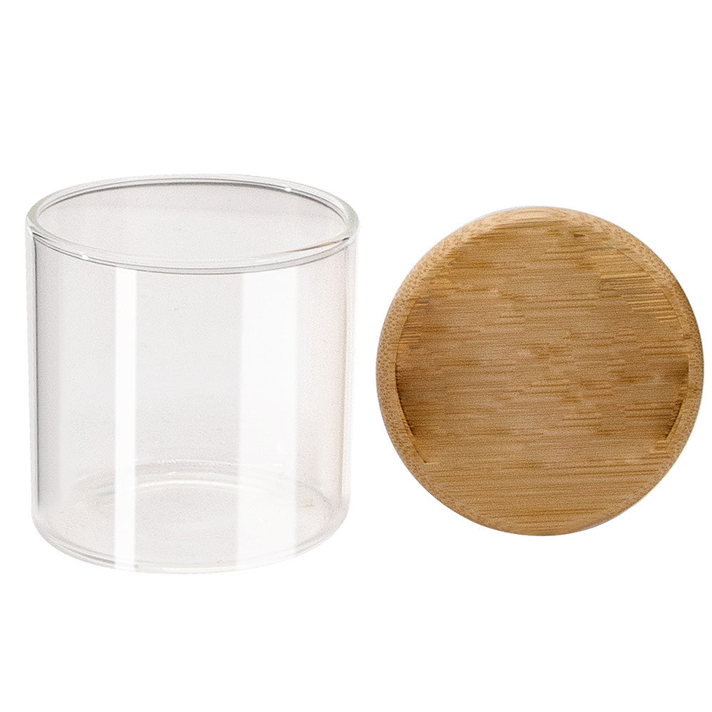 Bamboo Lid Marijuana Stash Jar