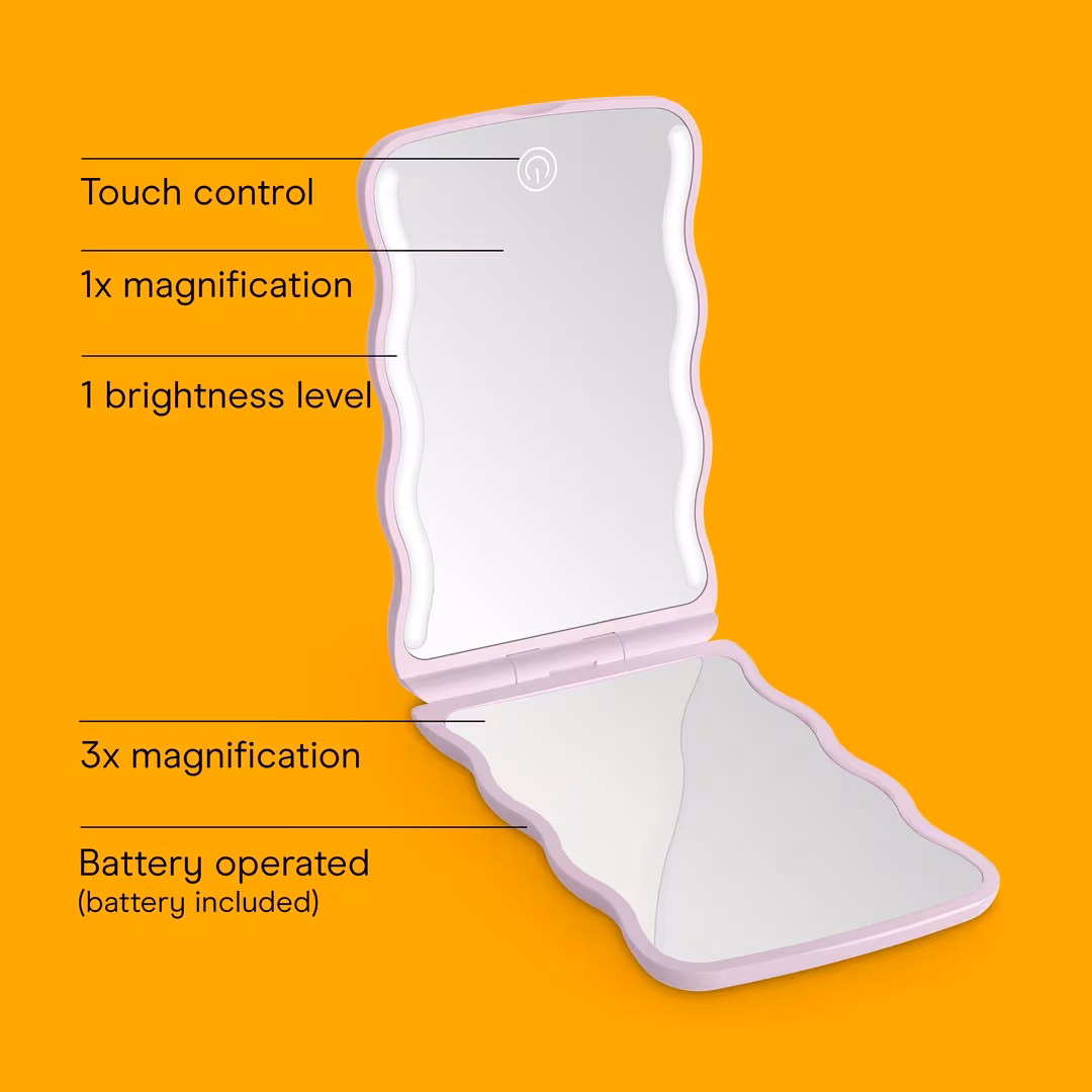 Conair  LED Wavy Compact Mirror