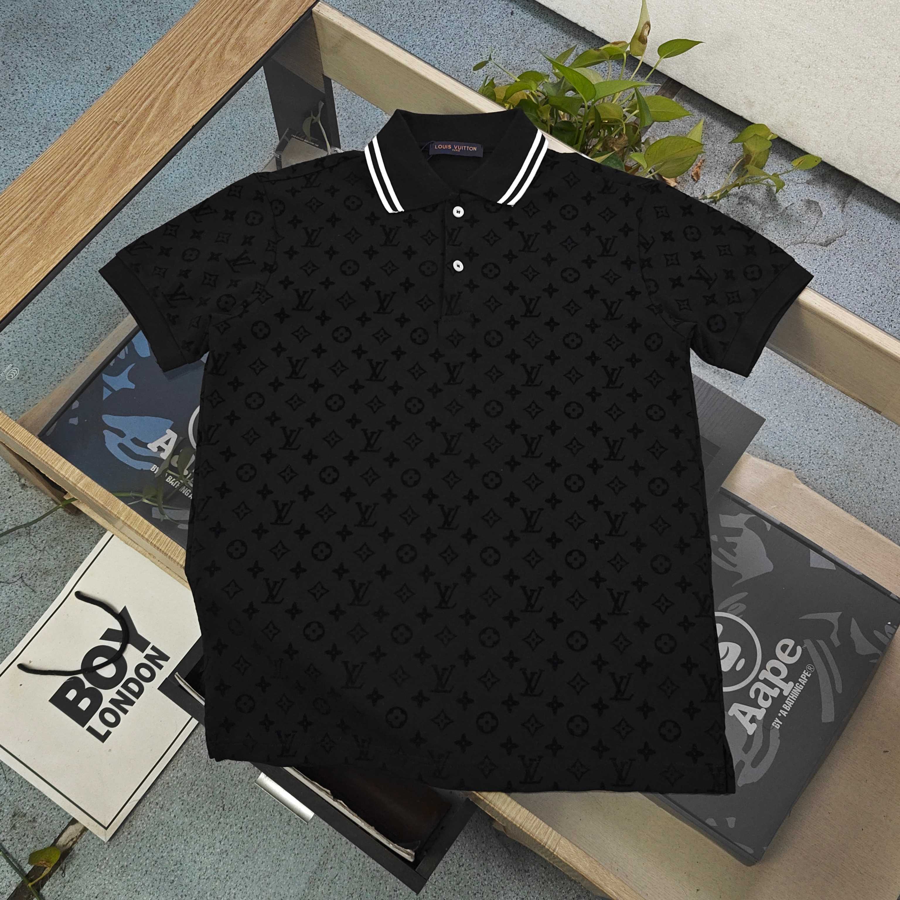 LV All-Over Monogram Polo Shirt