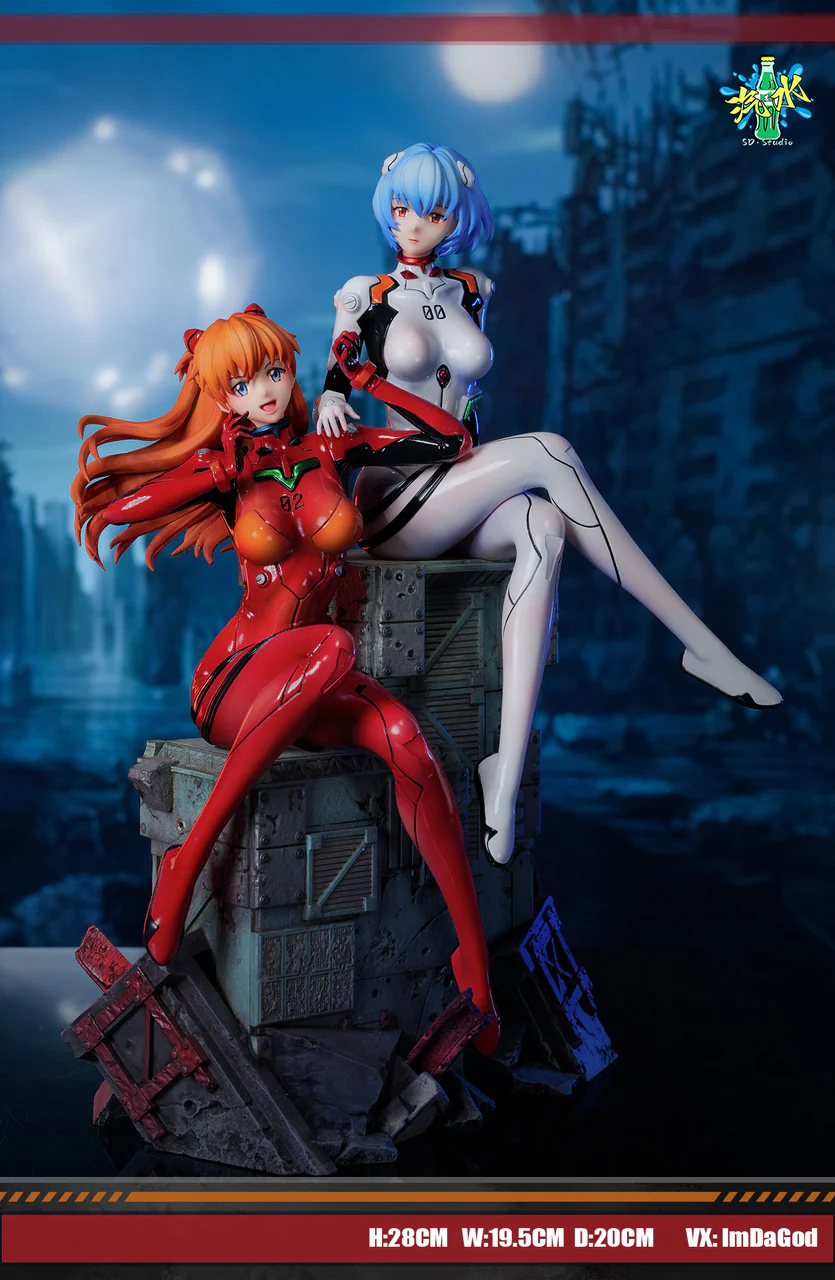 Neon Genesis Evangelion - Asuka & Ayanami Rei | 1:6 Resin Statue | by SD Studio