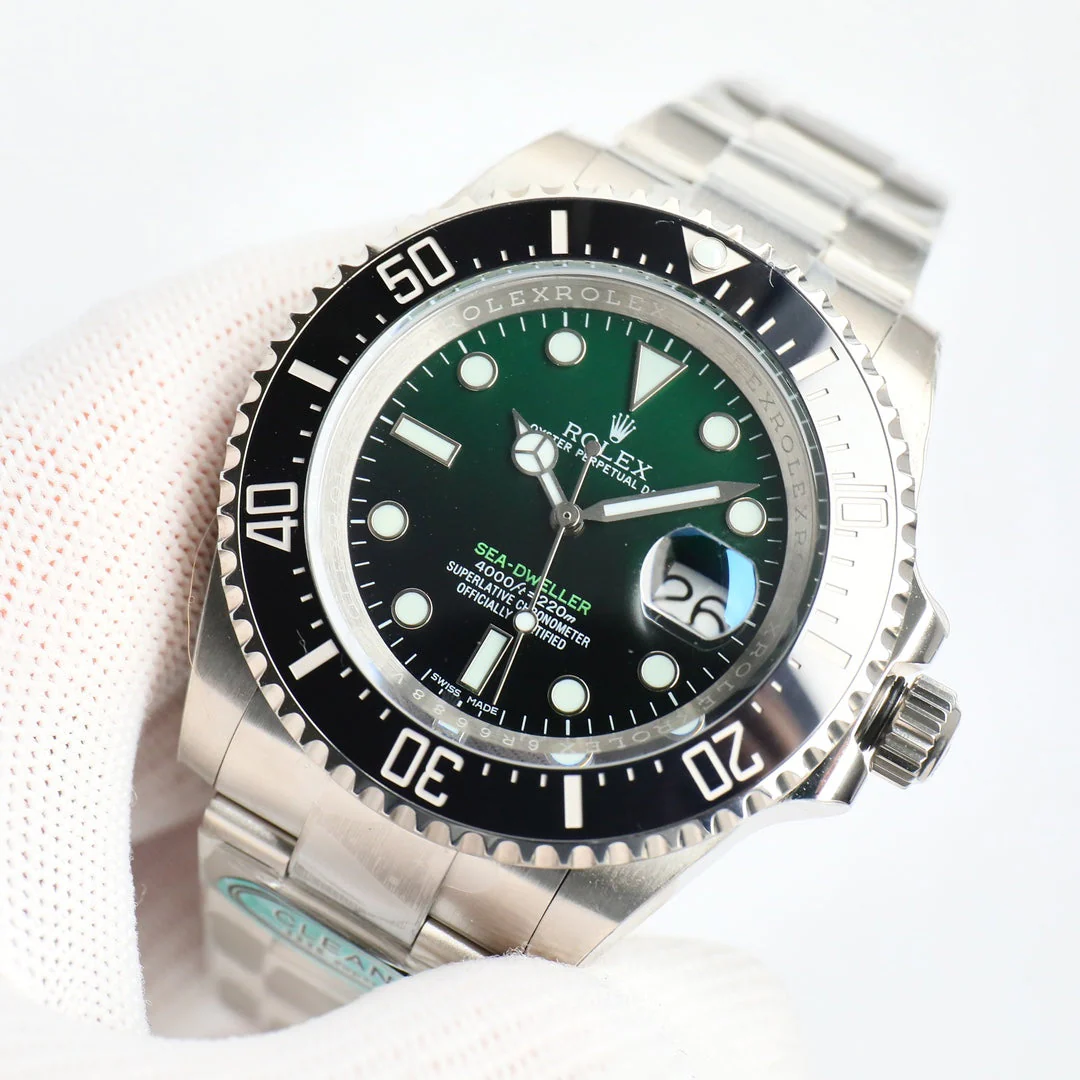 Rolex Watch Sea-Dweller 43mm Silver Green