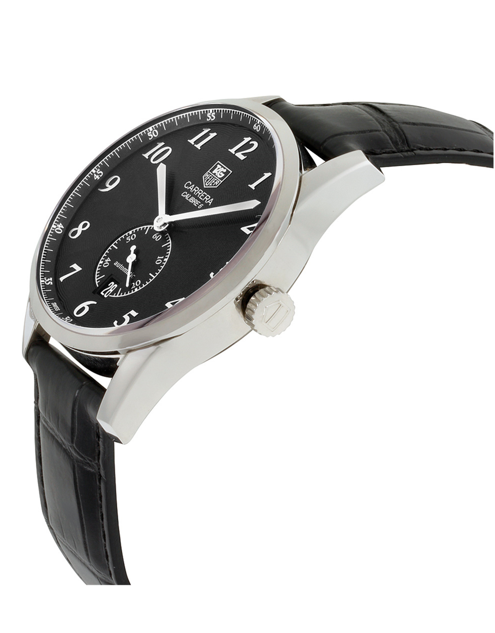 Replica Tag Heuer Carrera Black Dial Heritage Small Seconds Men's Watch WAS2110.FC6180 39MM