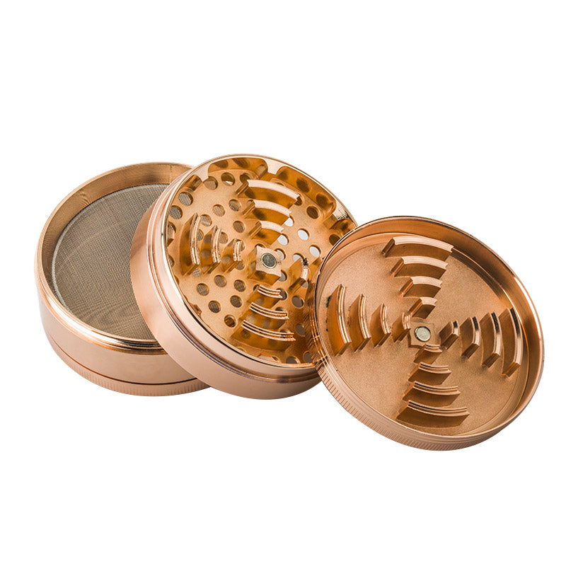 Rose Gold Classic Weed Grinder 4 Layer