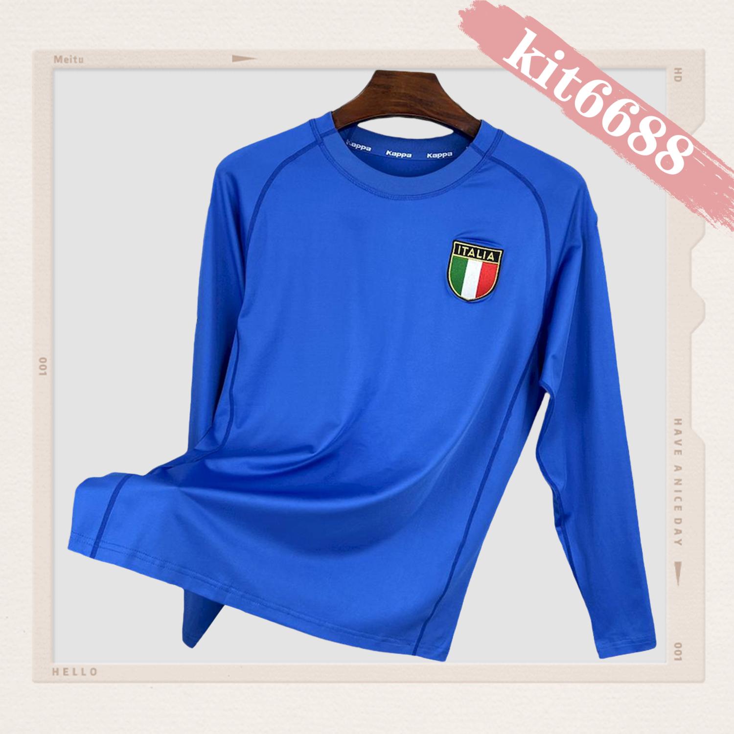 2000 Italy Home Long Sleeve Vintage Football Shirt