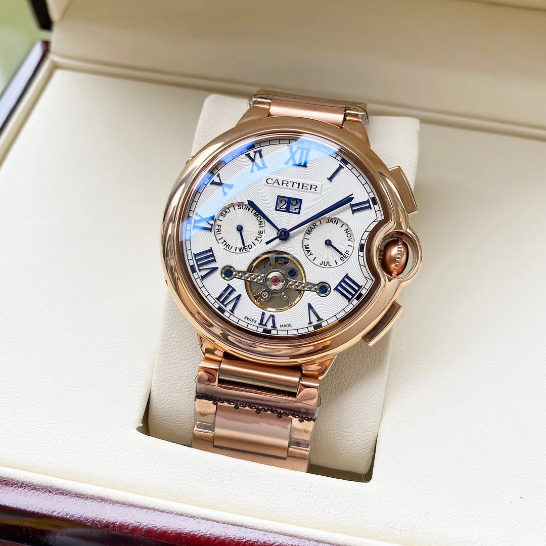 Cartier Watch Ballon Bleu 44mm Pink Gold