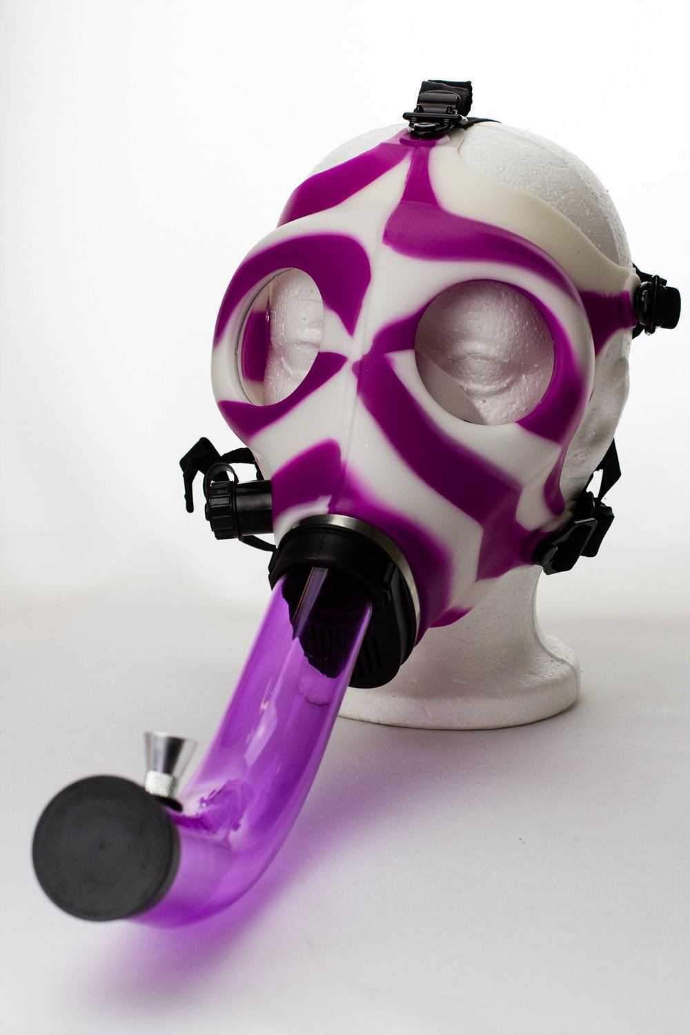 Silicone Gas Mask acrylic bong
