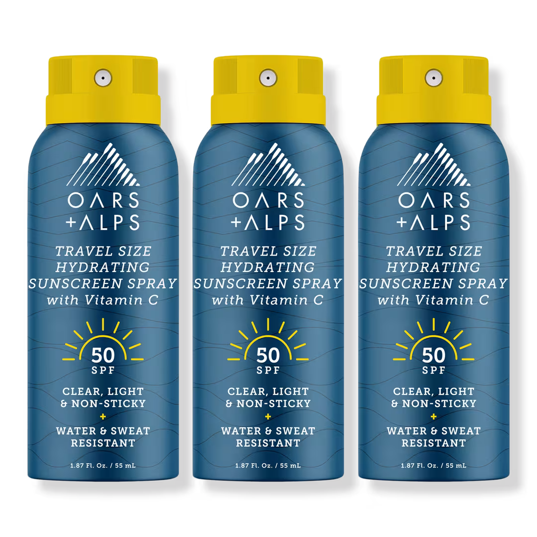 Oars + Alps  SPF 50 Classic 3 Pack Travel Spray