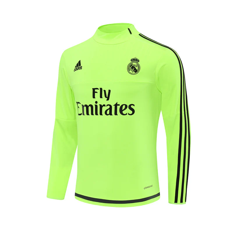 Real Madrid Training Jacket Men 2015 2016 Fluorescent Green