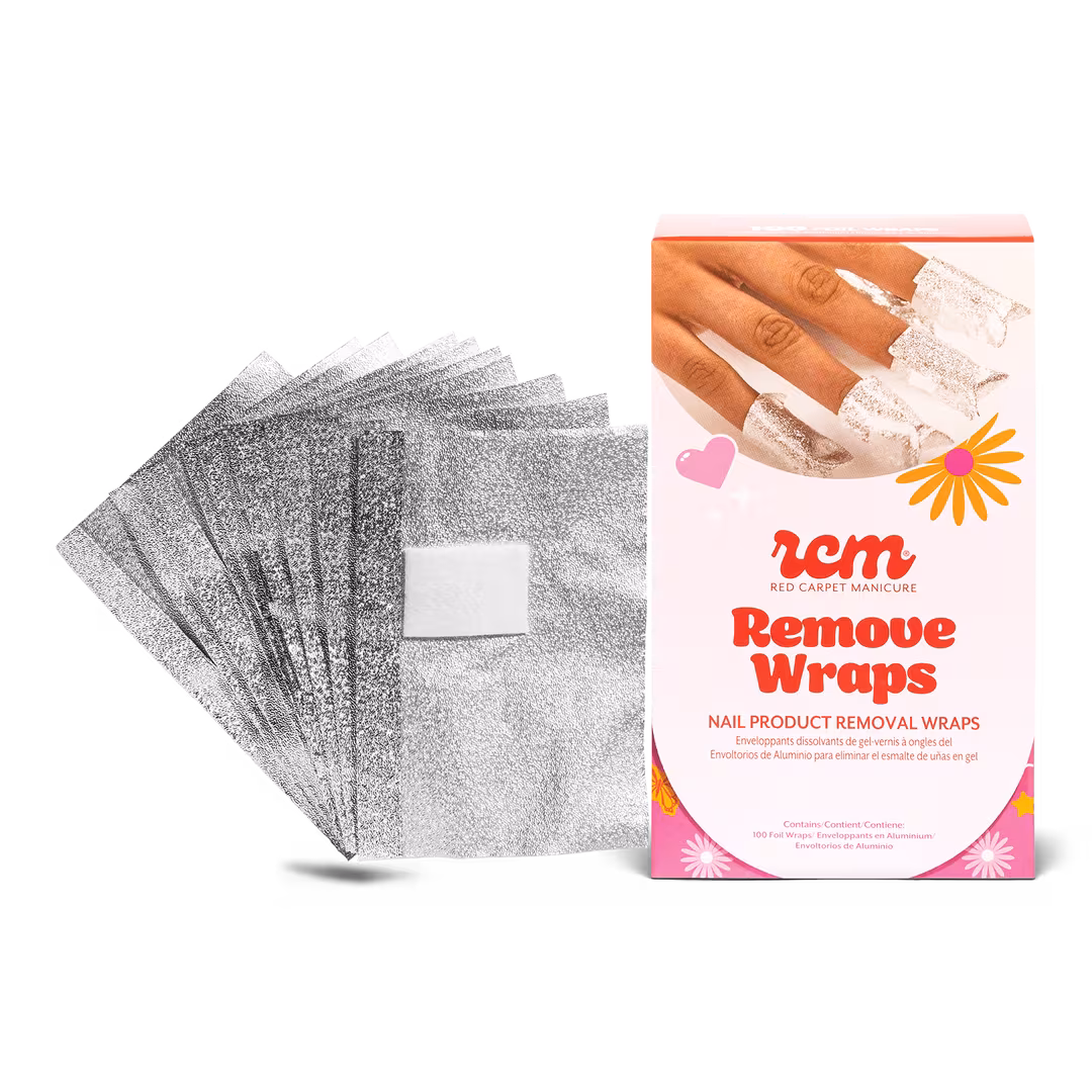 Red Carpet Manicure  Nail Remover Wraps For Gel, Dip, & Tips