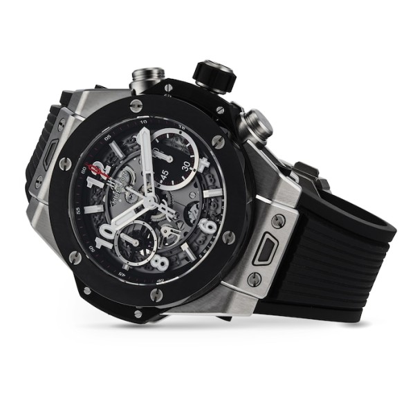 Replica Hublot Big Bang Men Automatic Grey Rubber Watch 441.NM.1170.RX