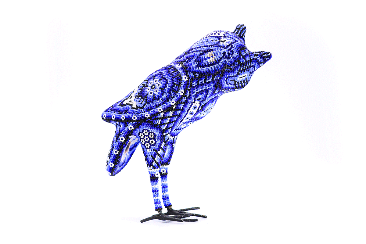Búho - Obra de Arte Huichol