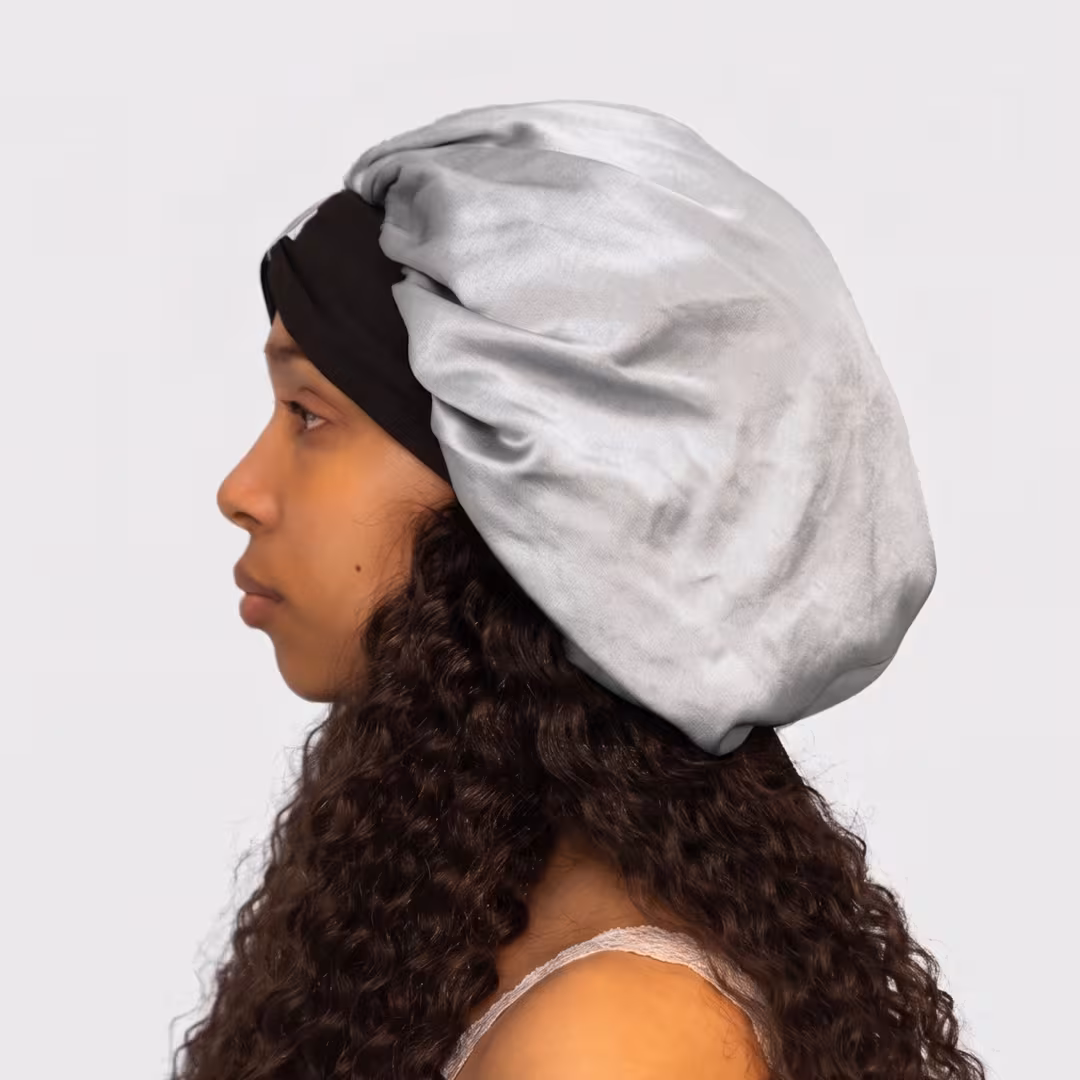 LINA LENNOX  Organic Silk Silver + Black Edit